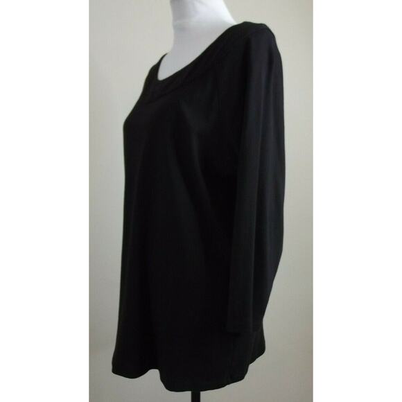 RAFAELLA STUDIO Womens Knit Pullover TOP - Size 2X - Black - Picture 5 of 10